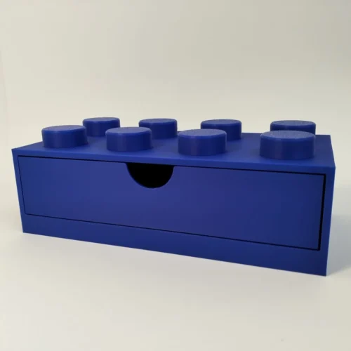 Caja de Almacenamiento Modular Estilo Bloque - Tamaño Rectangular 2x4 1 Cajón